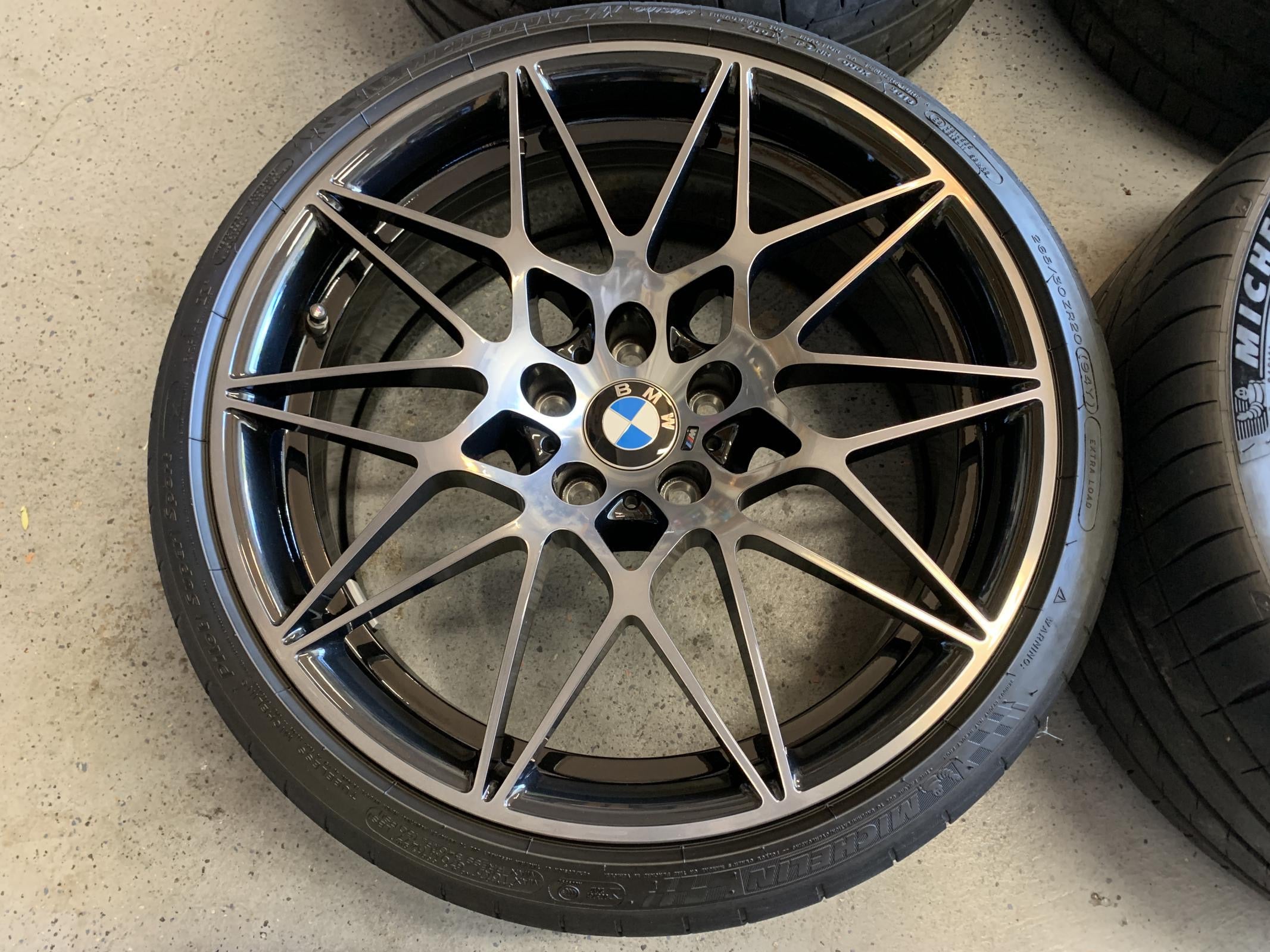 OEM BMW M3 Competition Package 666M Wheels – Shadowline Black