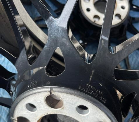 OEM BMW M3 Competition Package 666M Wheels – Shadowline Black