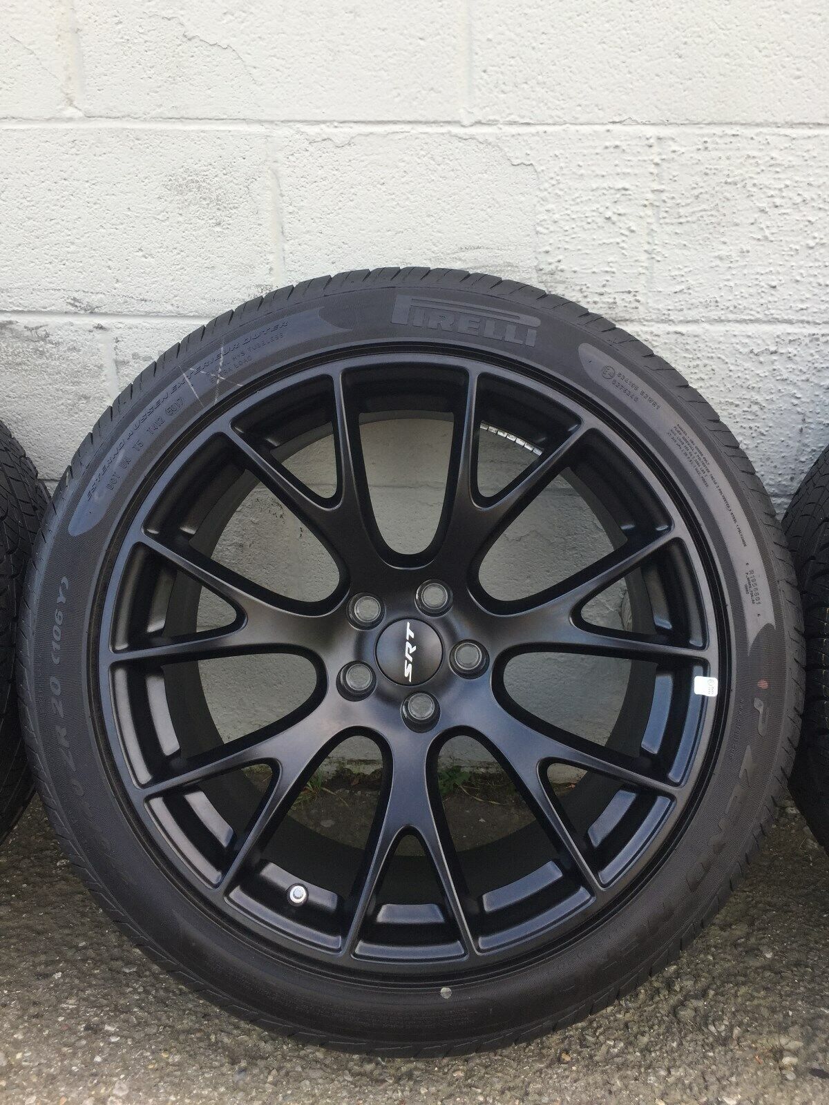 20” Dodge Challenger SRT Hellcat OEM Matte Black Wheels & Tires